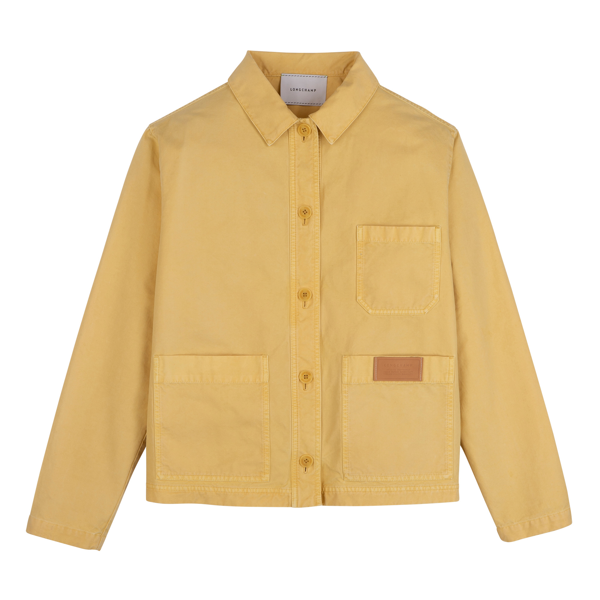 Jacket Yellow Chick - Overdyed cotton - 1