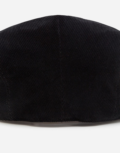 Dolce & Gabbana Velvet flat cap outlook