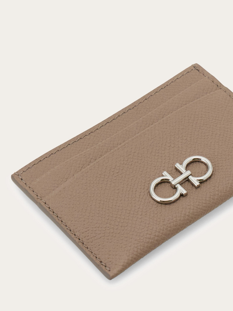 FERRAGAMO Gancini credit card holder outlook