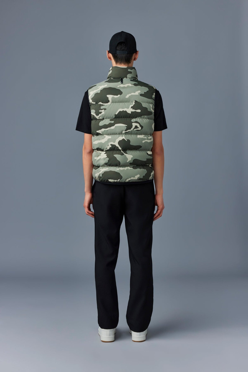 FISHER Agile-360 stretch light down vest with stand collar 4