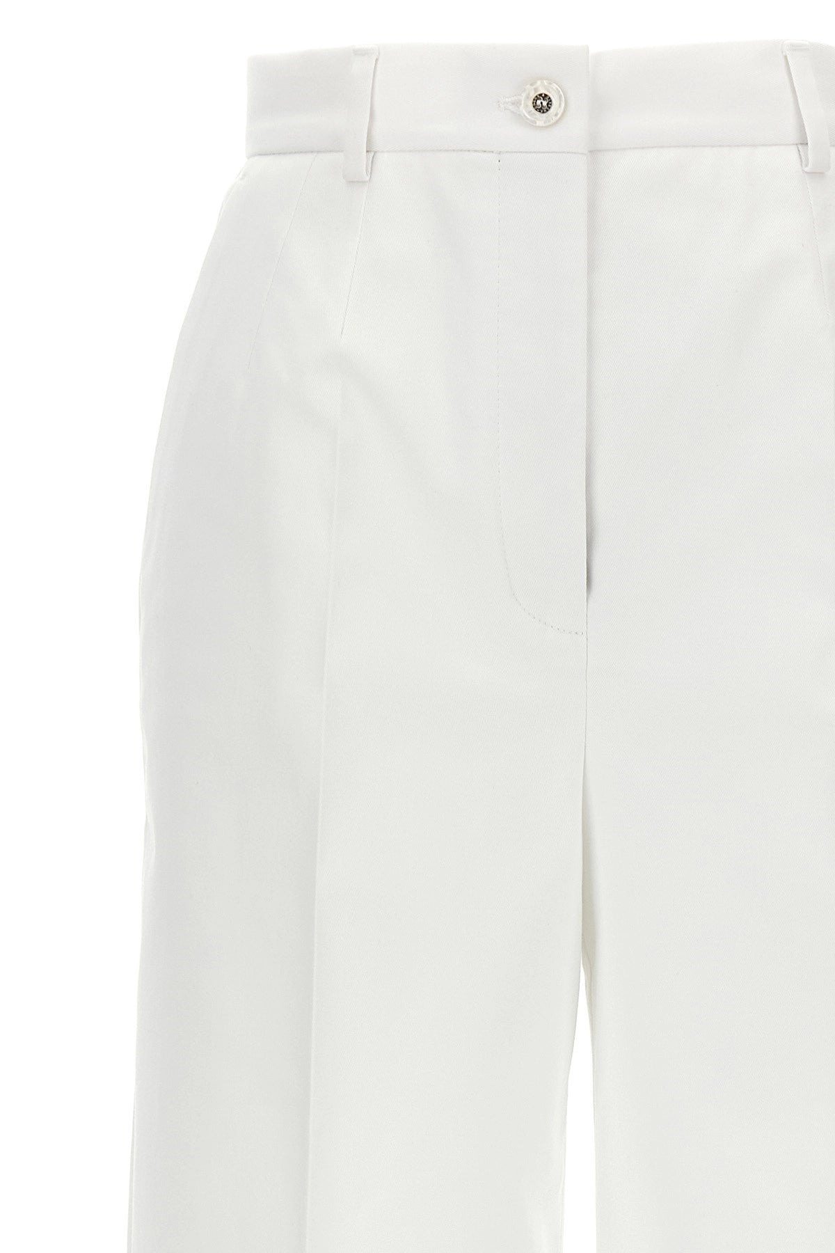 Dolce & Gabbana Women High Waist Cotton Pants - 3