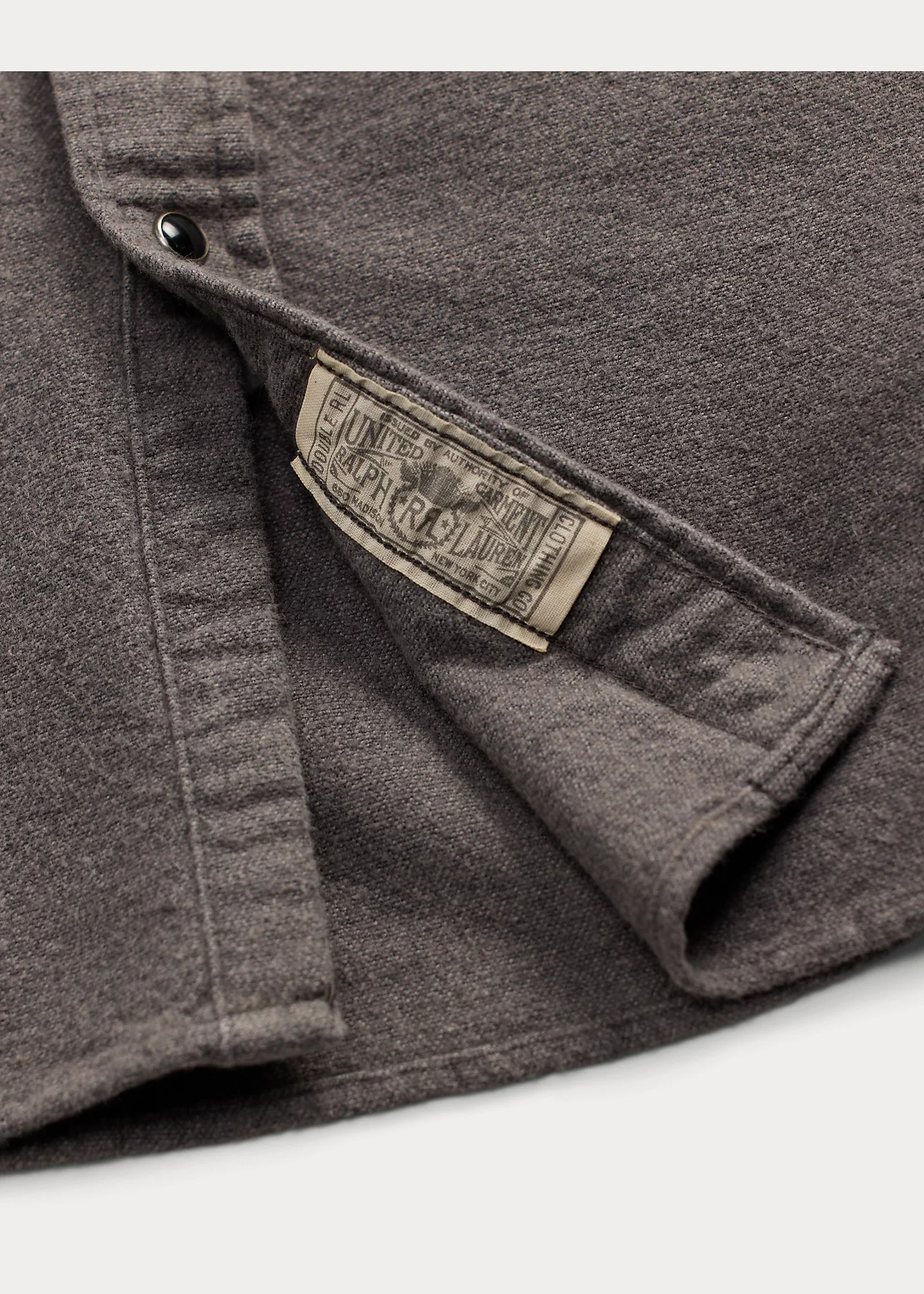 Slim Fit Chamois Western Shirt - 3