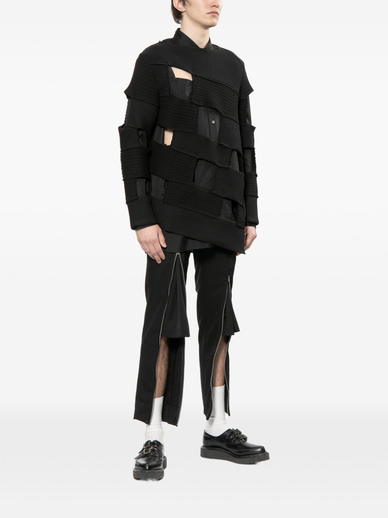 Comme des Garçons Homme Plus cut-out sweater outlook