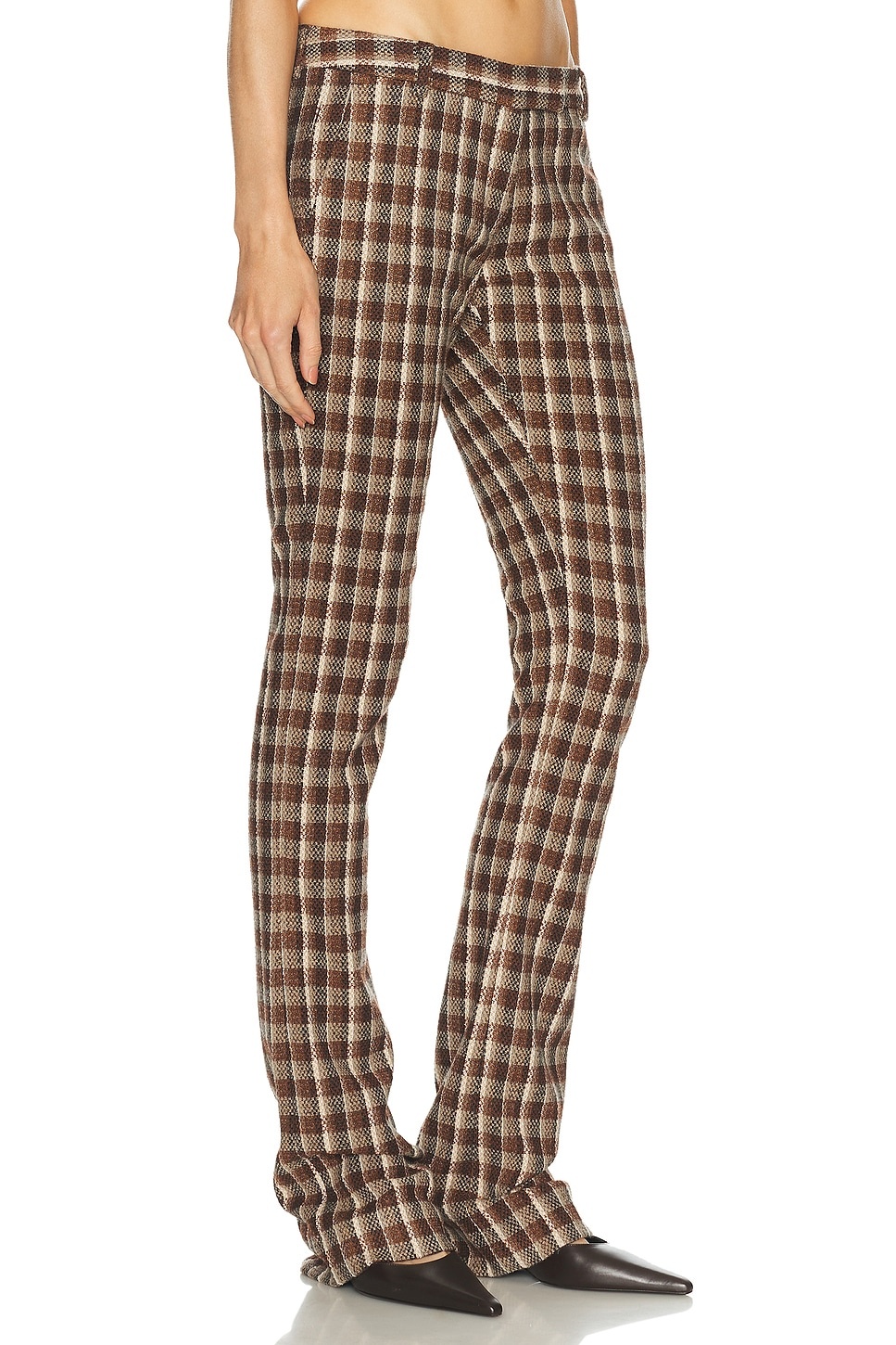 Pluffy Check Boucl Trouser - 2