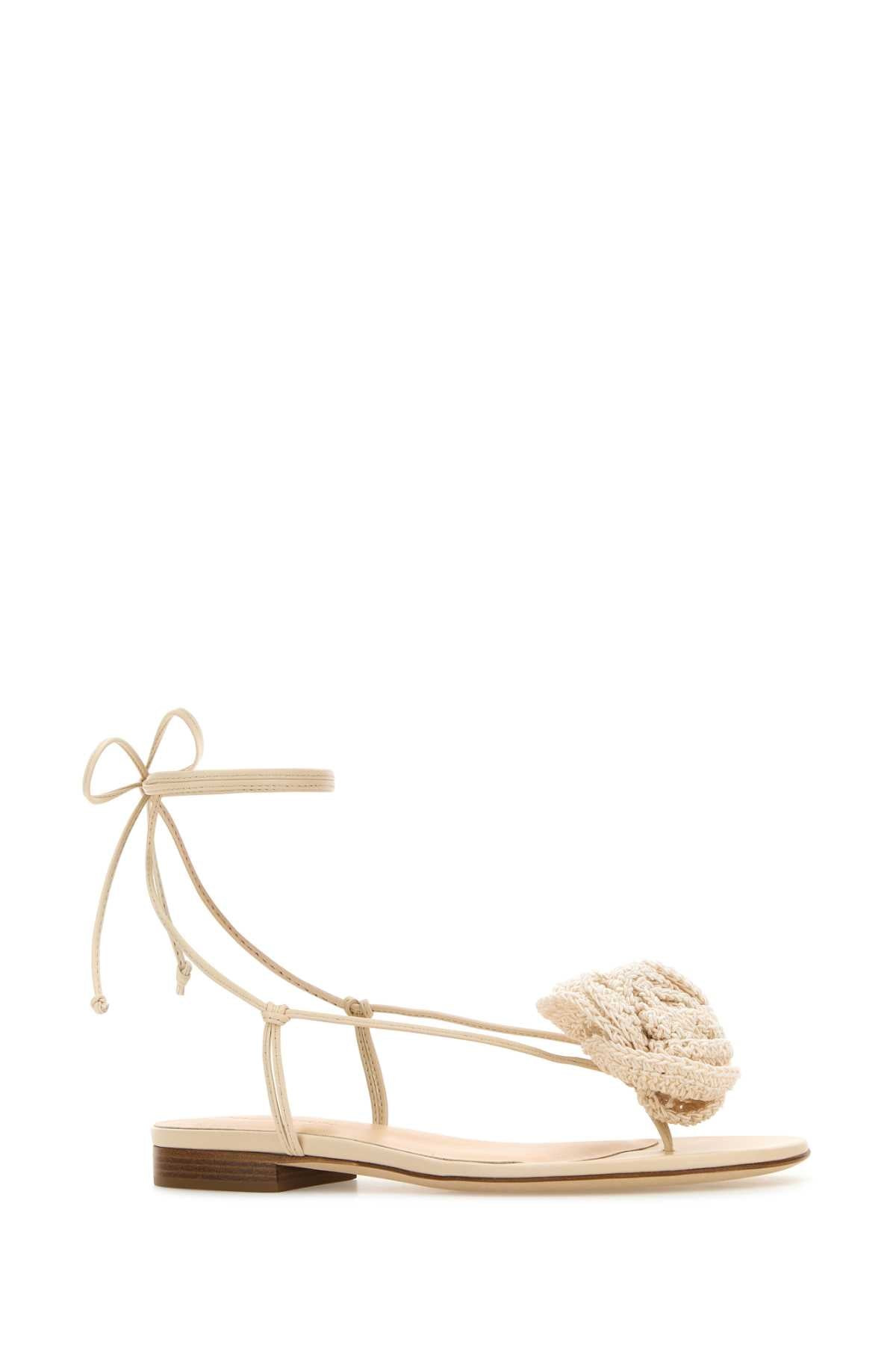 Magda Butrym Women Ivory Leather Sandals - 2