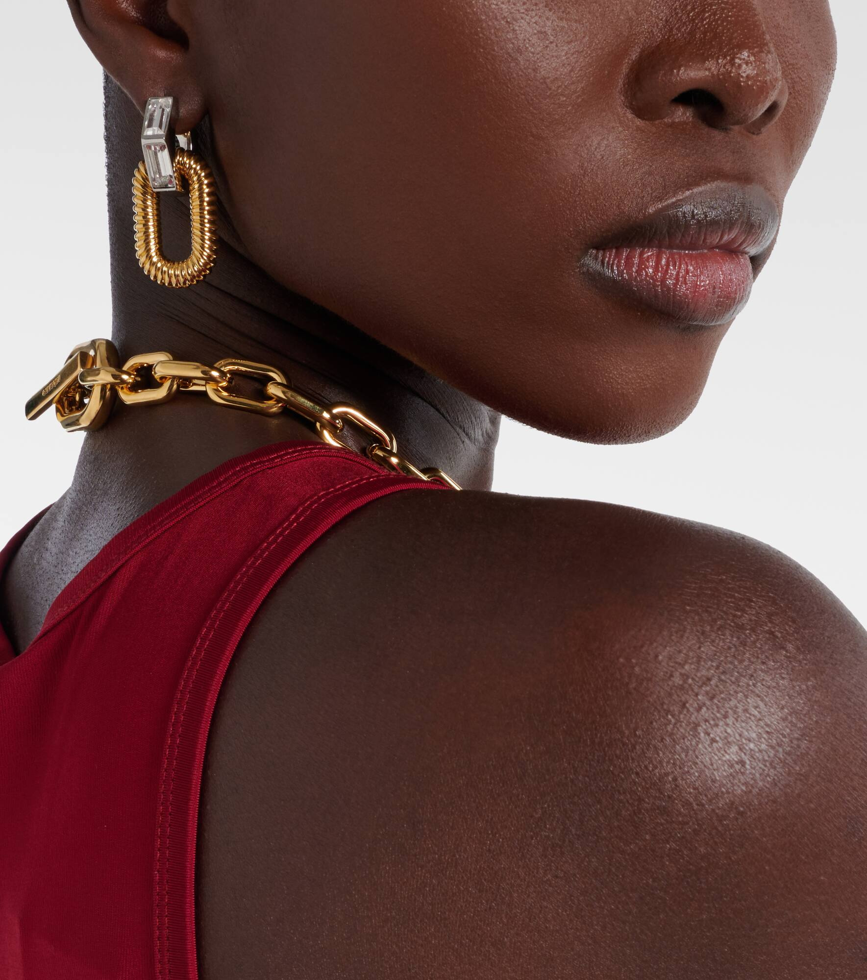 Link XL drop earrings - 3
