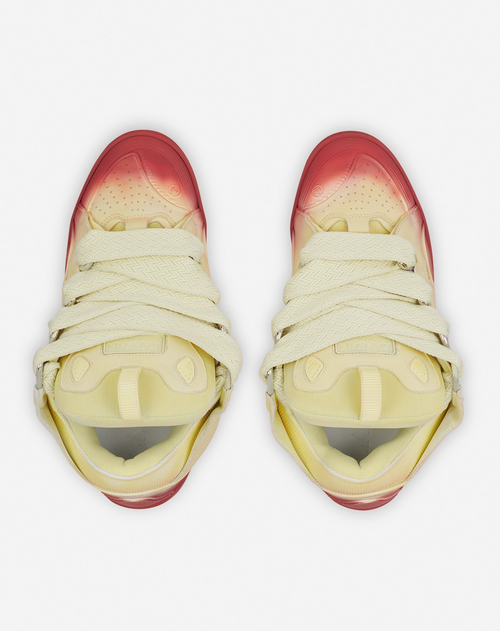 LEATHER CURB SNEAKERS - 3