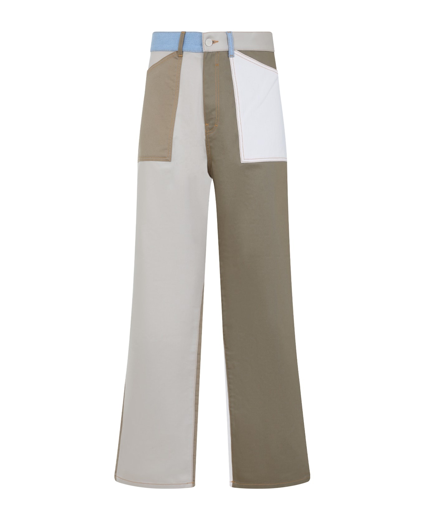 Relaxed Fit Denim Pants - 2