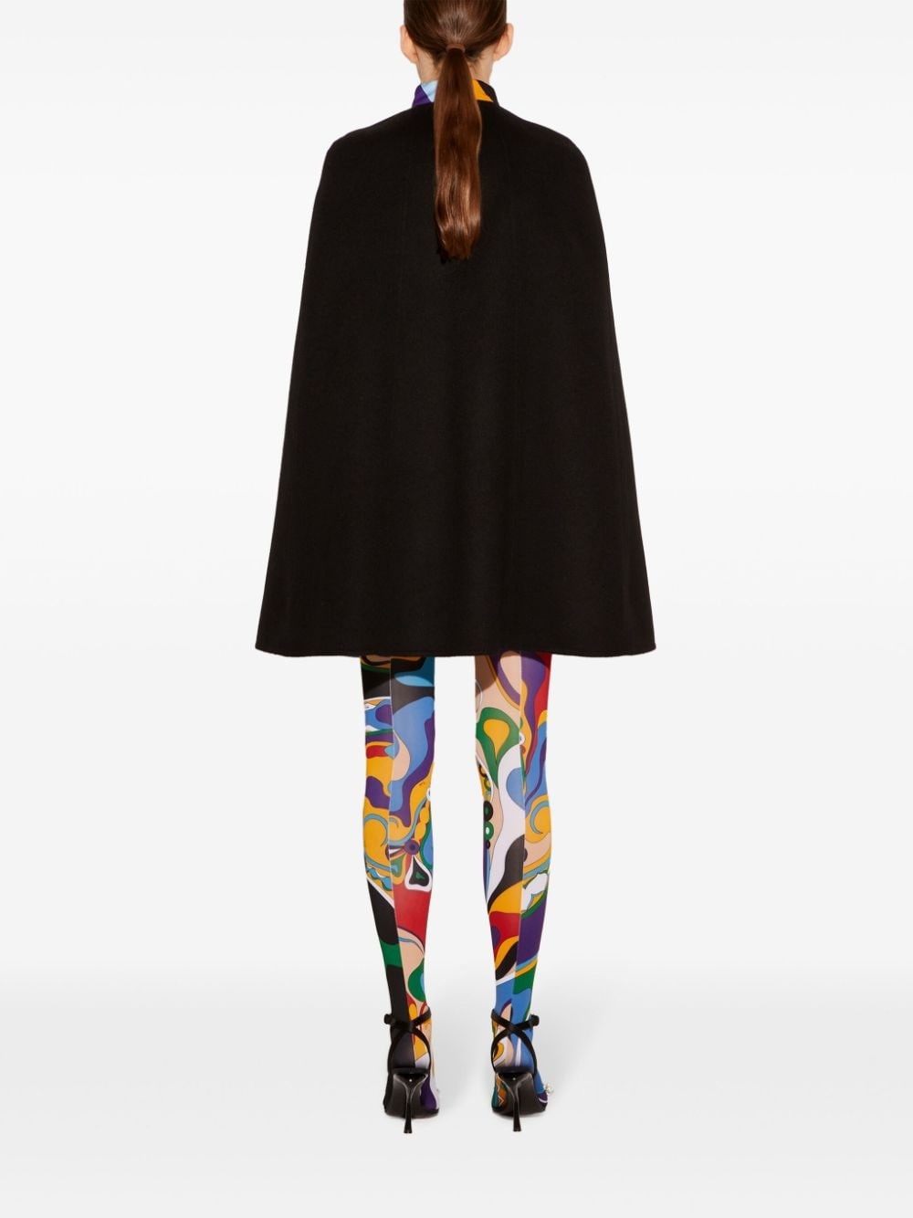 Iride-print cape - 4