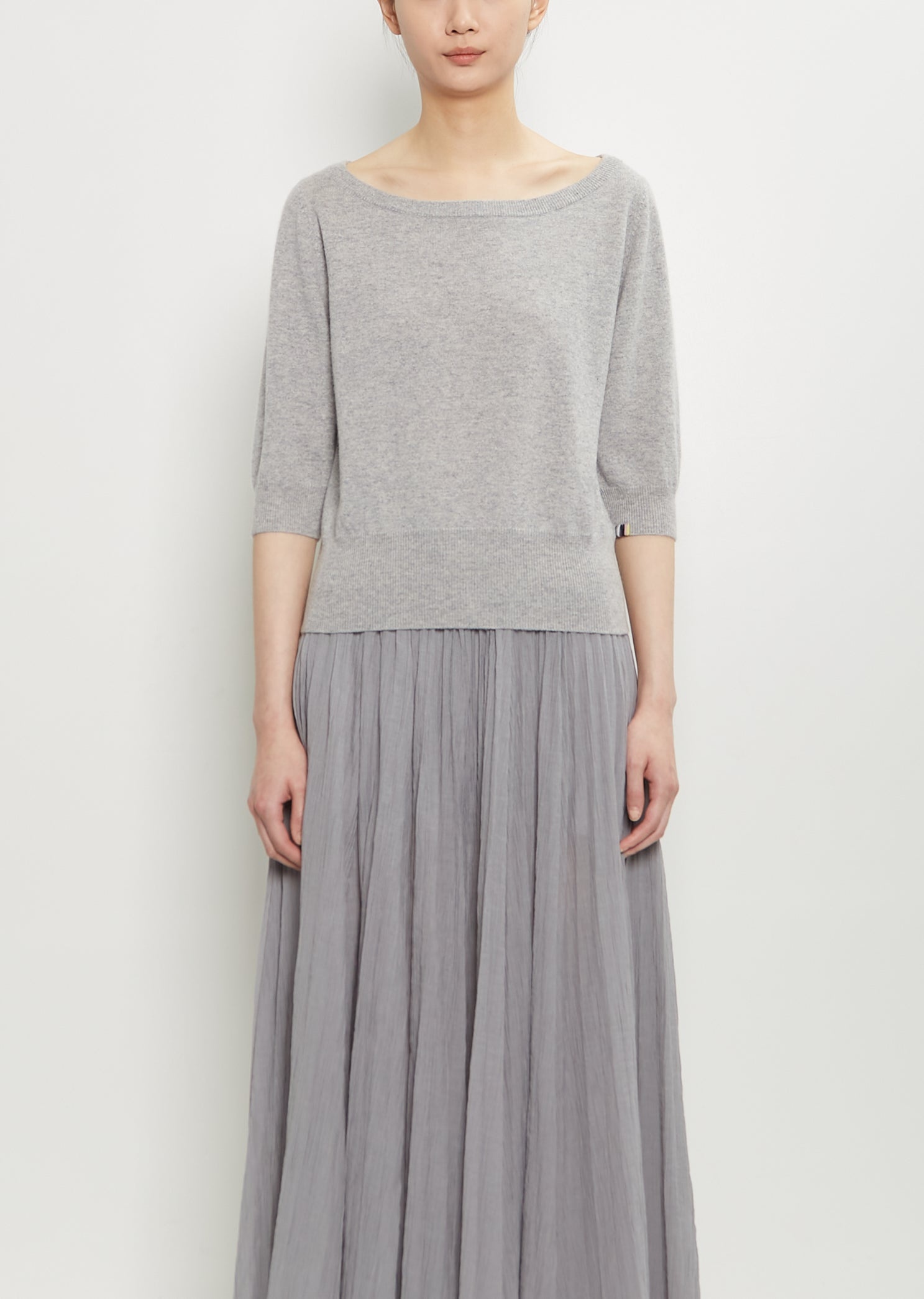n°422 Marianne Cashmere Sweater — Grey - 1