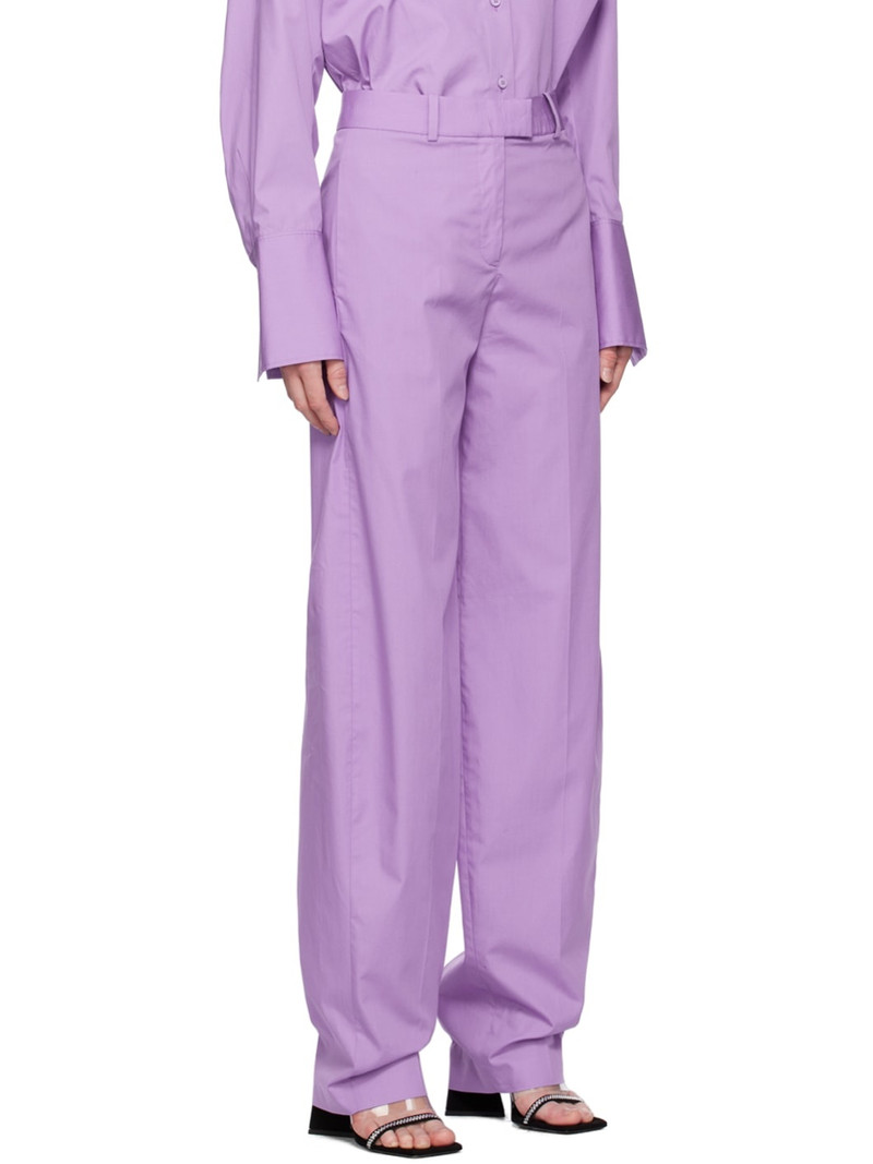 THE ATTICO Purple Jagger Trousers outlook