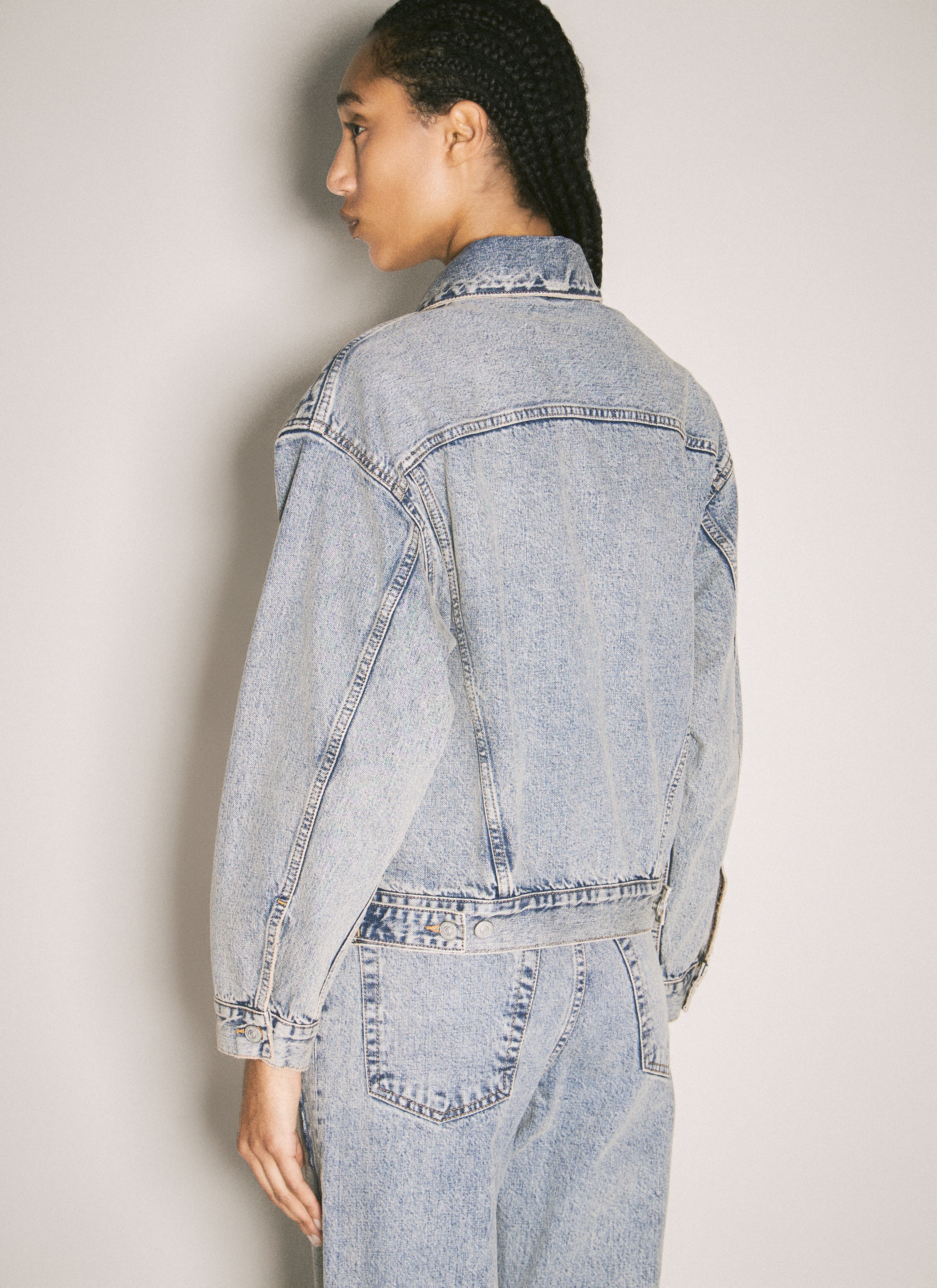 Inside-Out Denim Jacket - 5