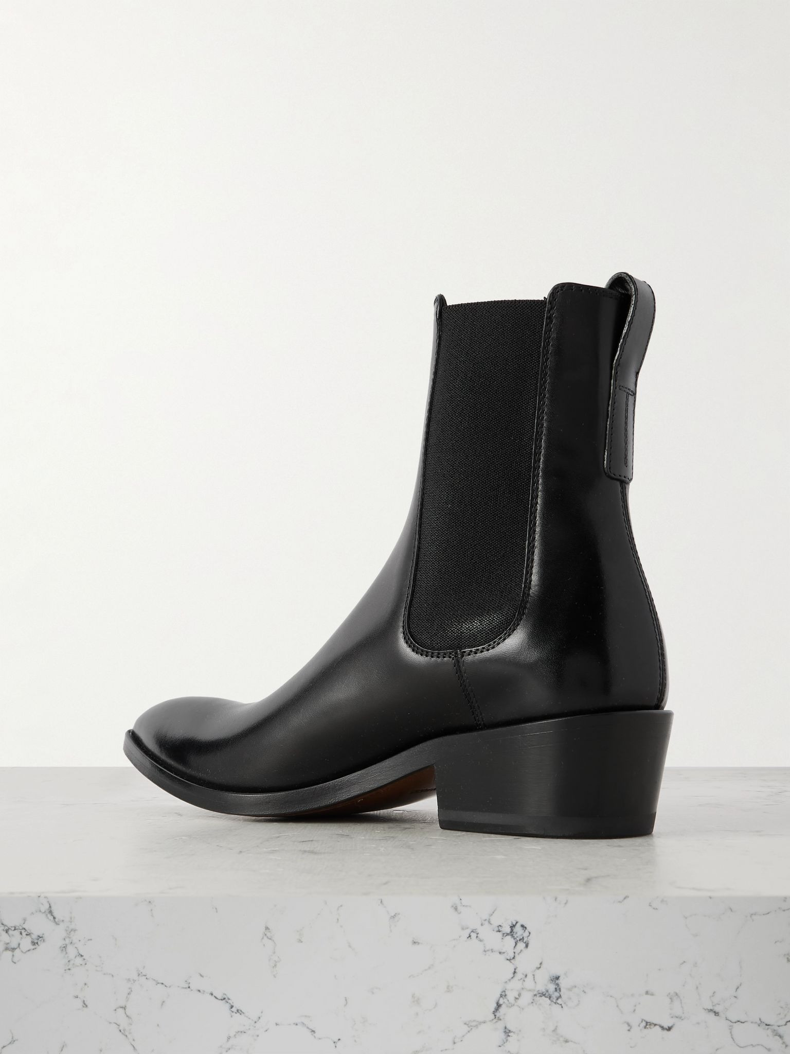 Leather Chelsea boots Black - 3