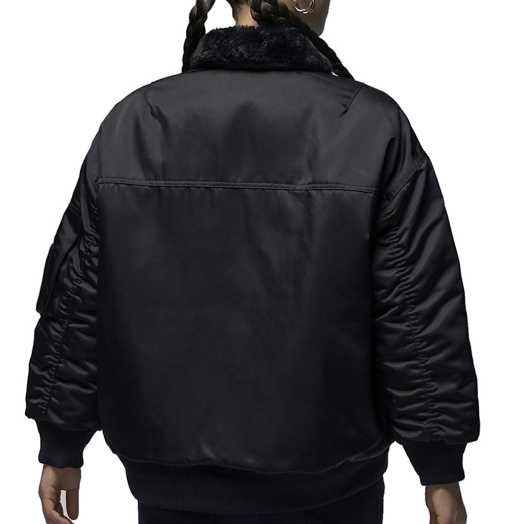 (WMNS) Air Jordan Renegade Jacket Asia Sizing 'Black' FB5089-010 - 2