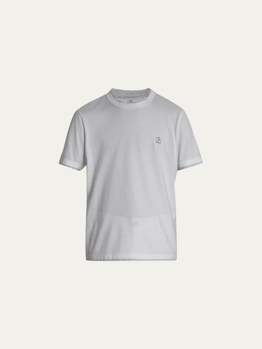 Men's Marled Crewneck T-Shirt - 1