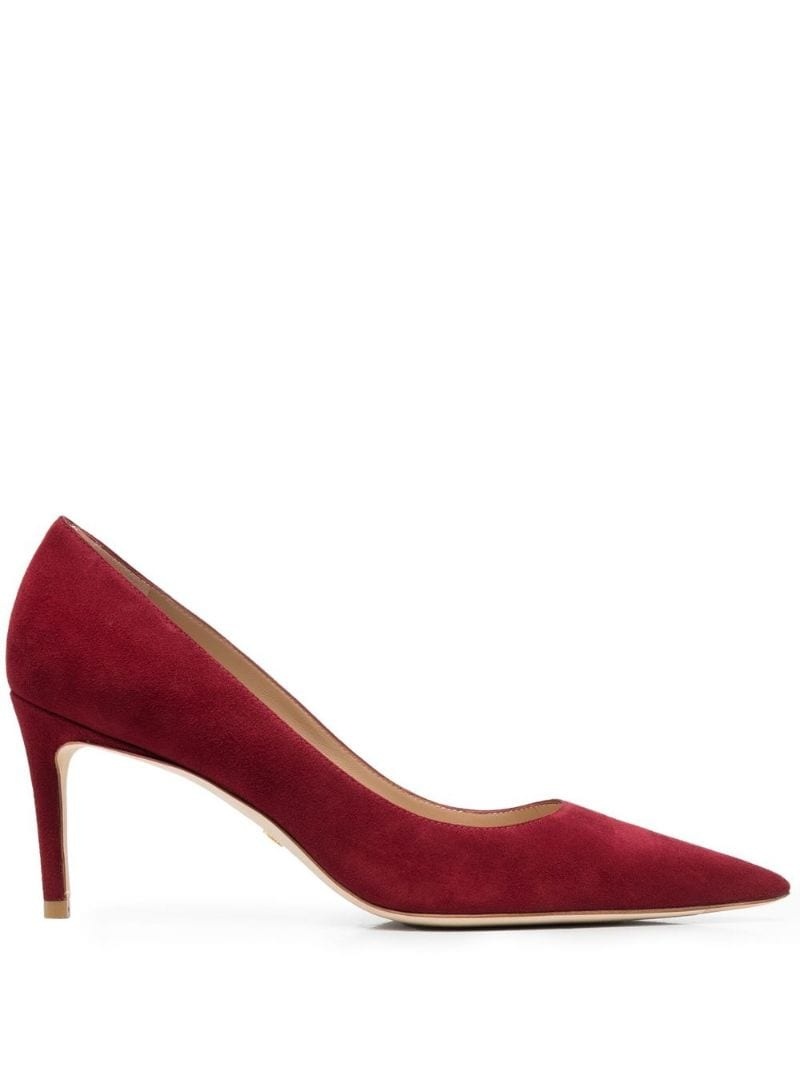 pointed 80mm suede pumps - 1