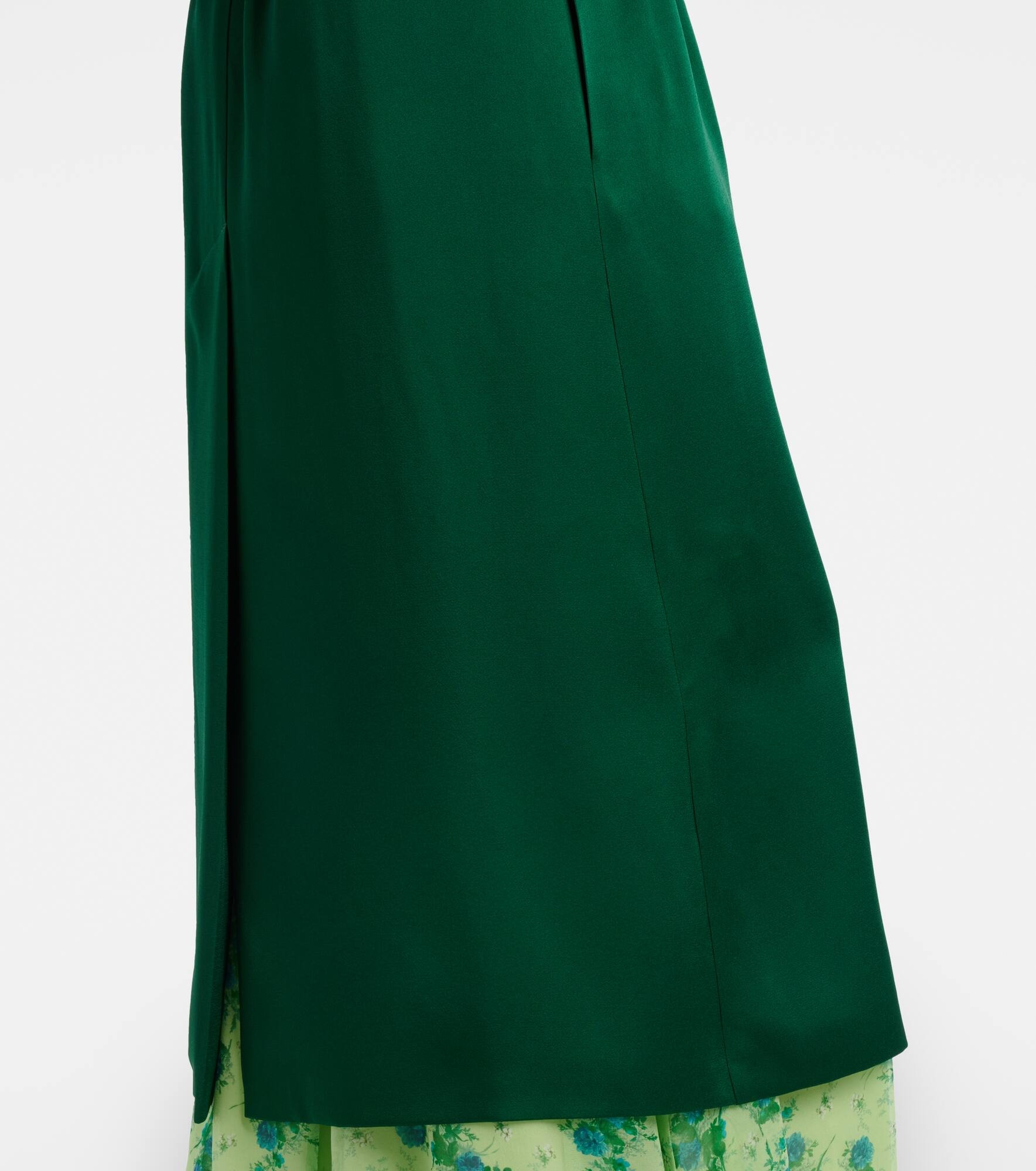 Giselda satin wrap coat - 6