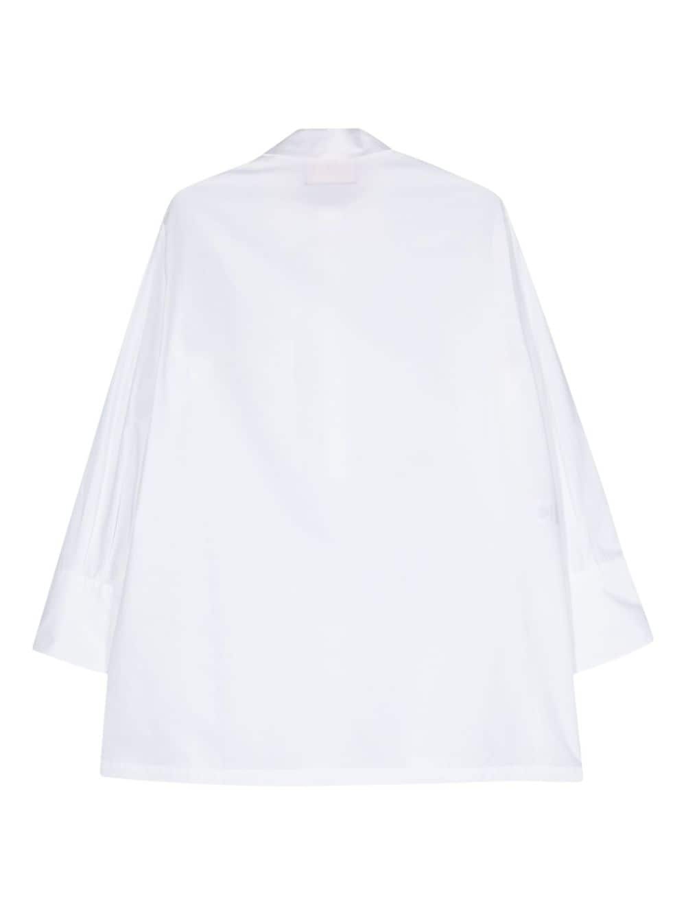 long-sleeve poplin shirt - 2