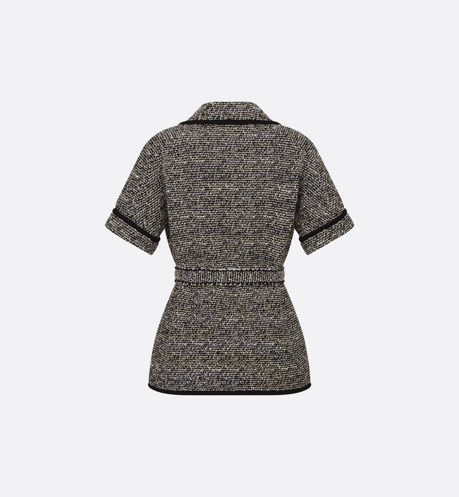 Short-Sleeved Belted Jacket - 5