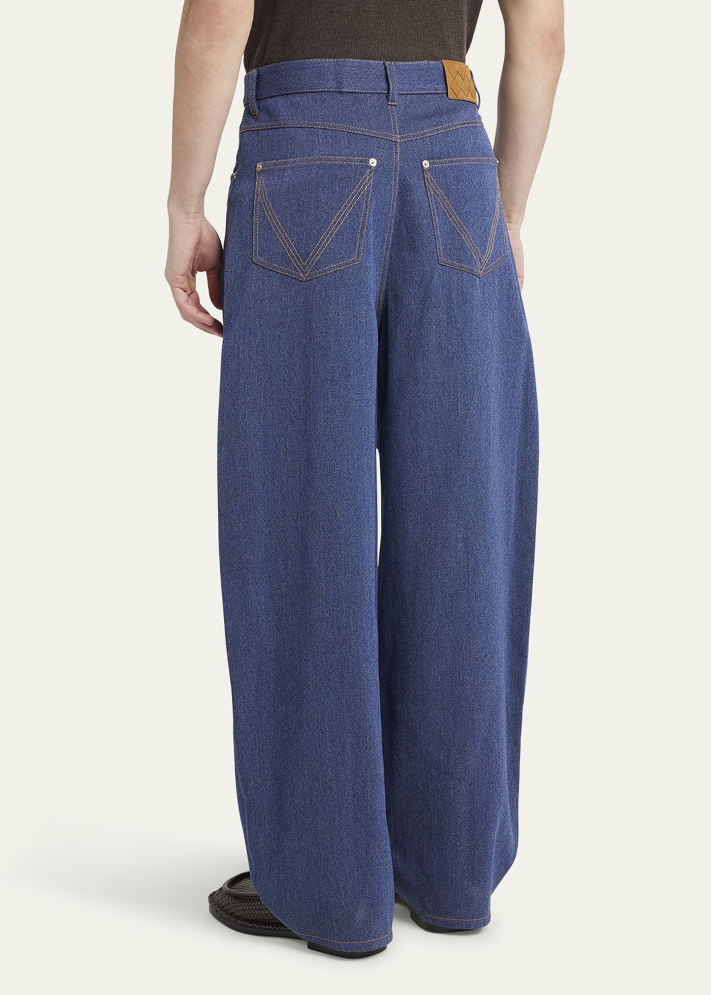 Men's Wide-Leg Drill Trousers - 3