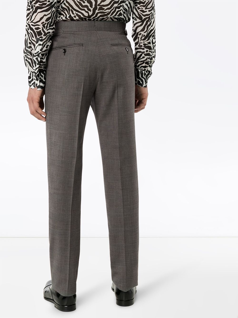 O Connor check tailored trousers - 3