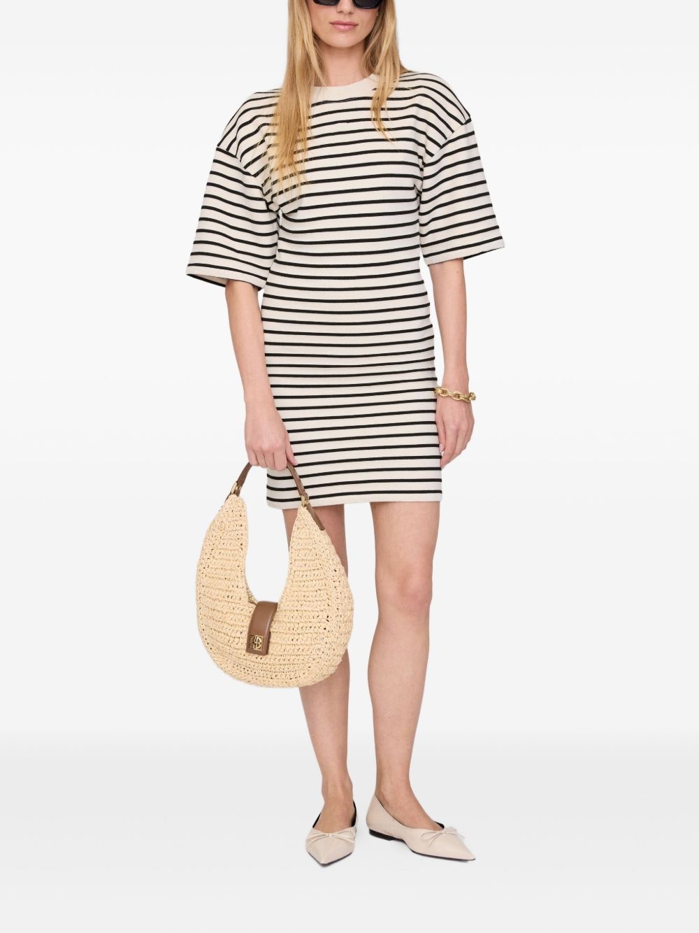 striped mini dress - 2