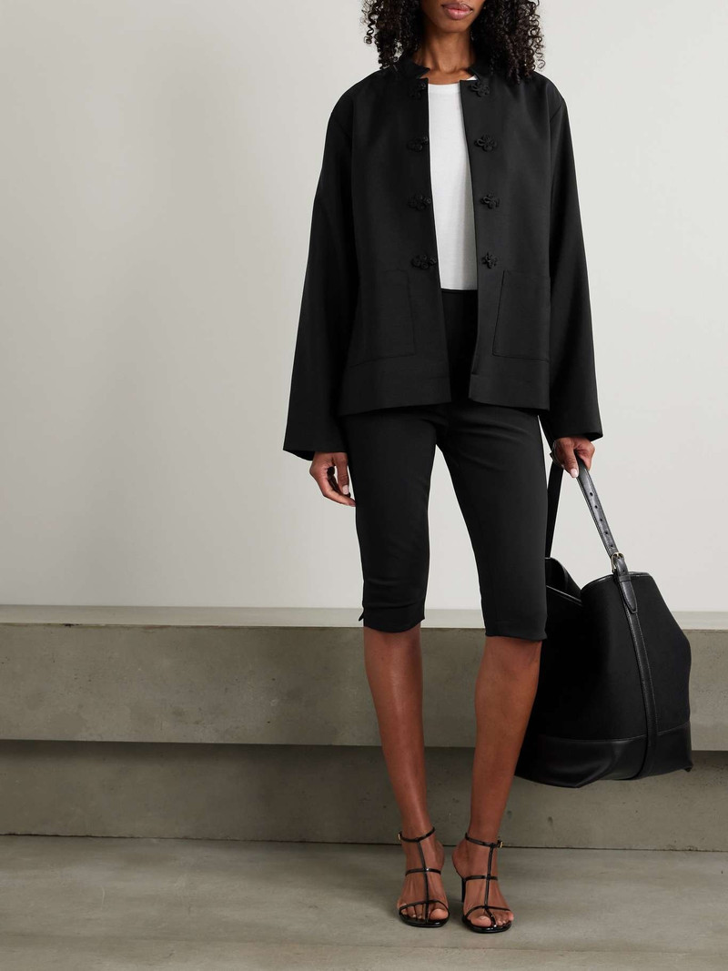 RÓHE Wool and mohair-blend jacket Black outlook