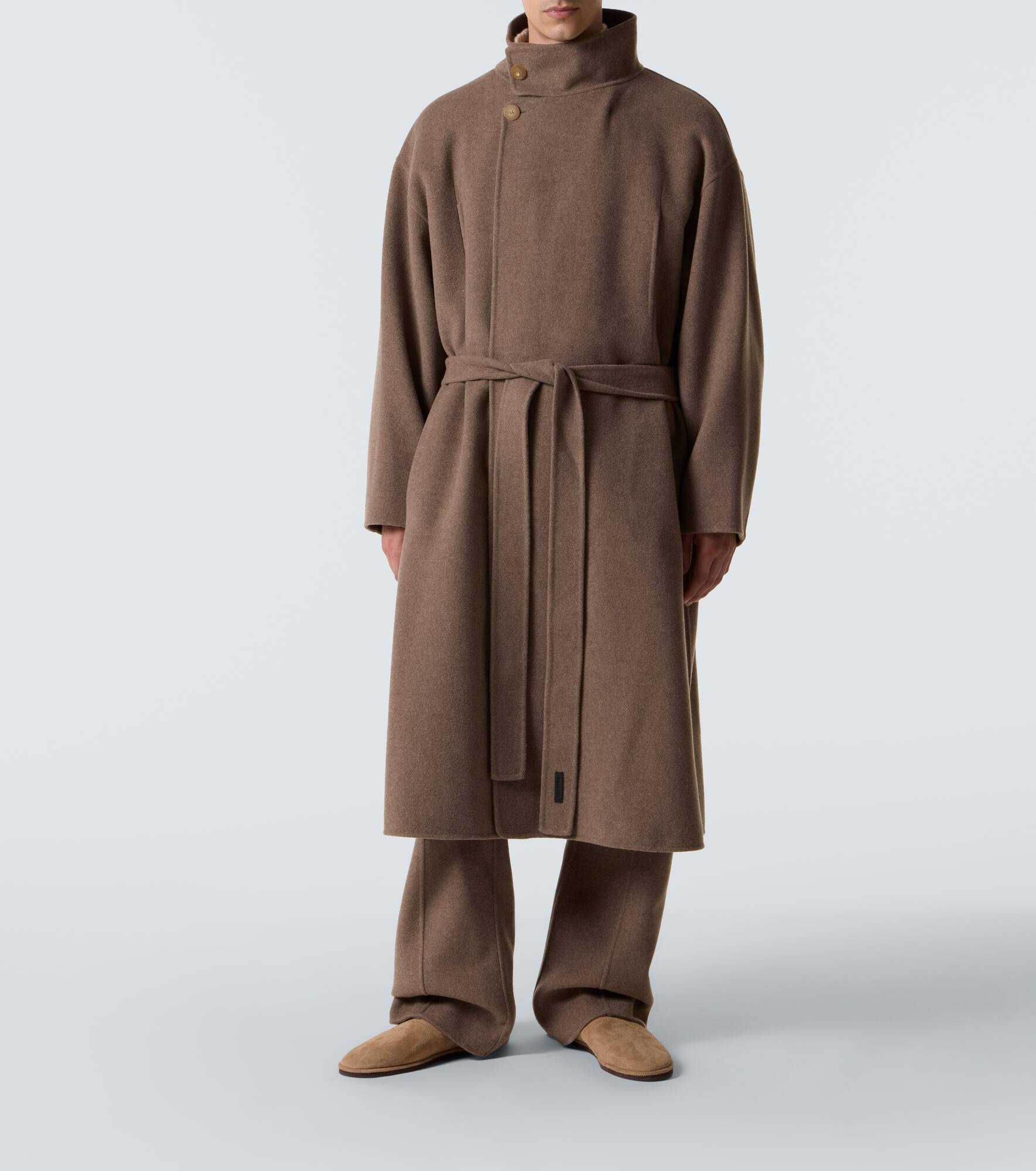 Wool and cashmere coat - 3