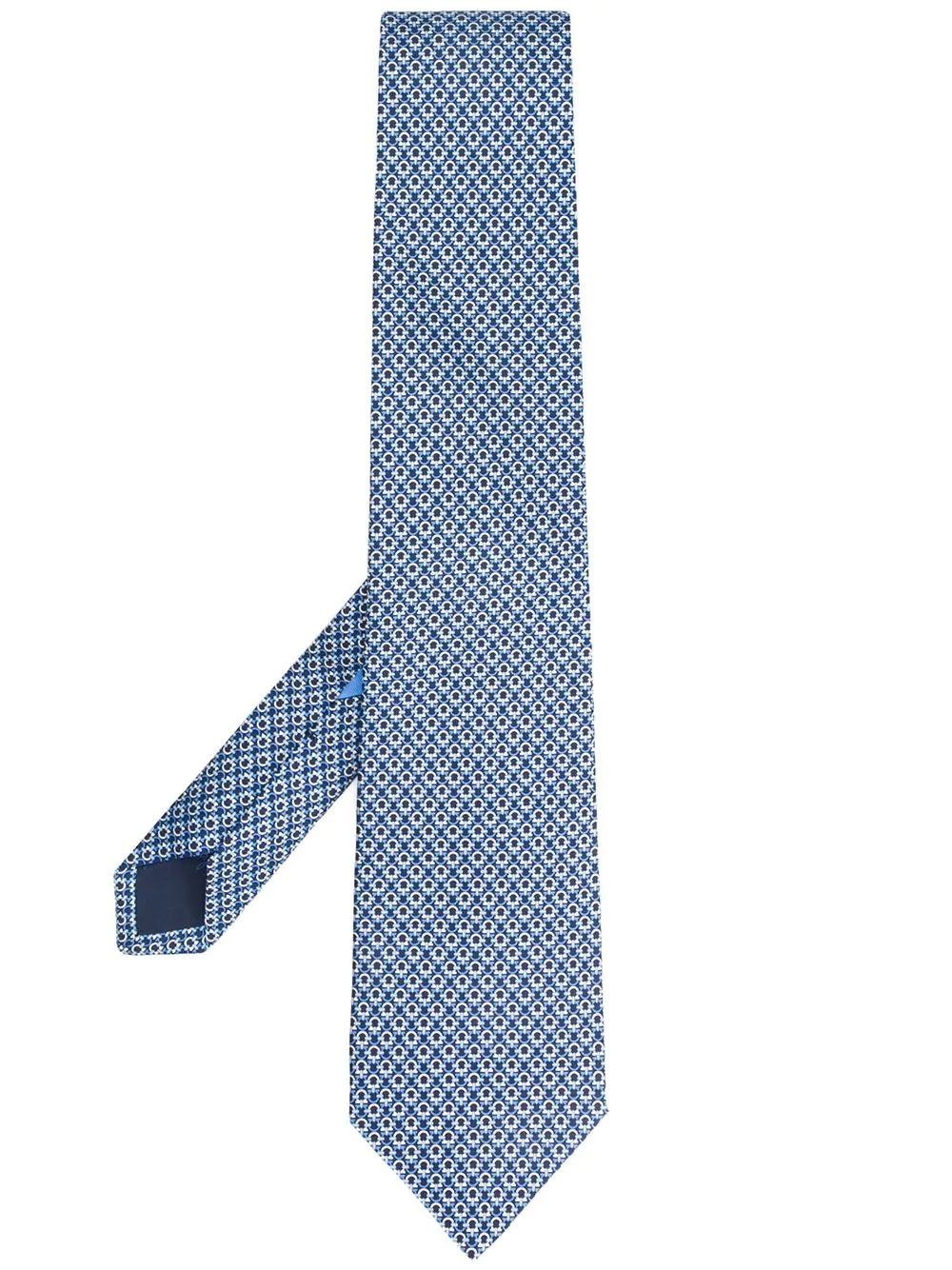 monogram print tie - 1