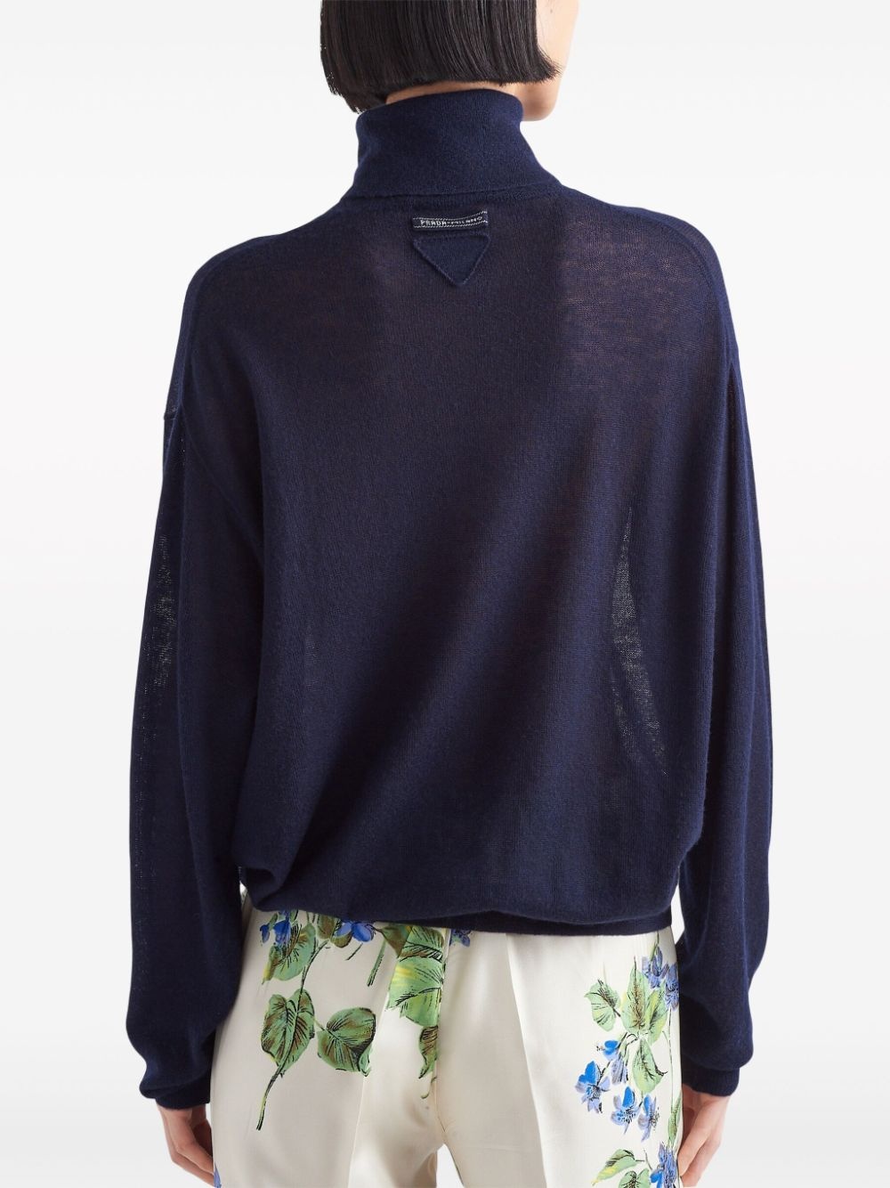 roll-neck cashmere jumper - 4