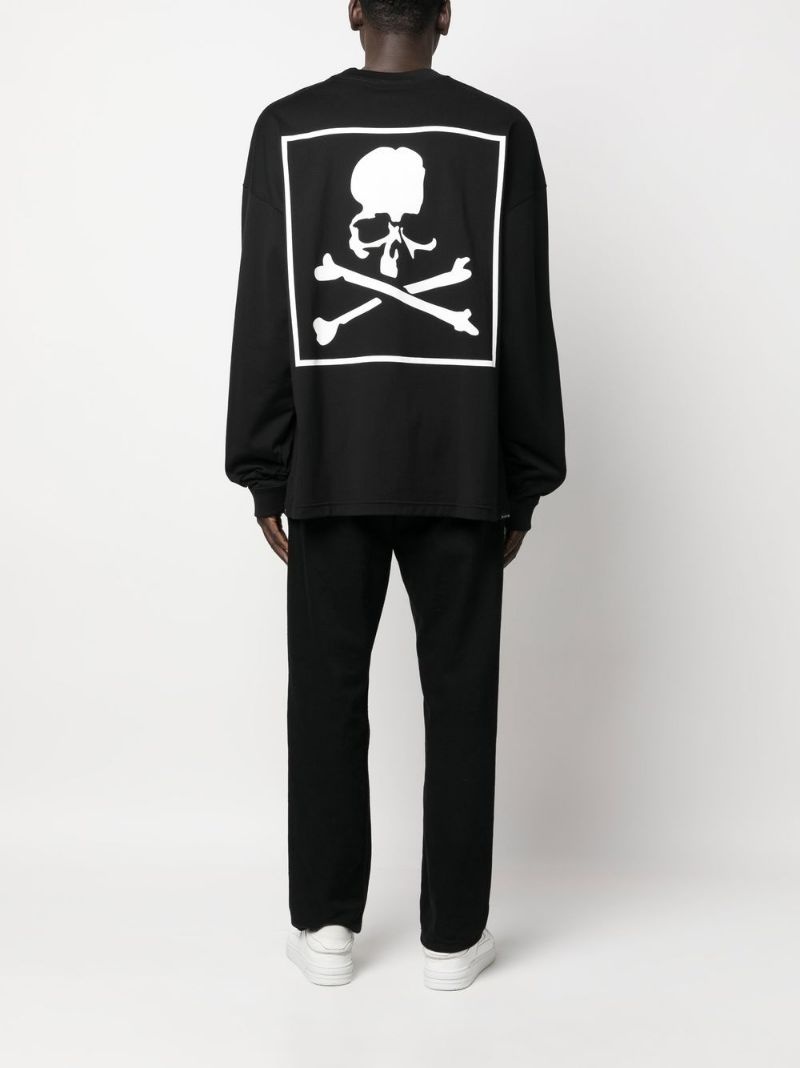 logo-print long-sleeve T-shirt - 4
