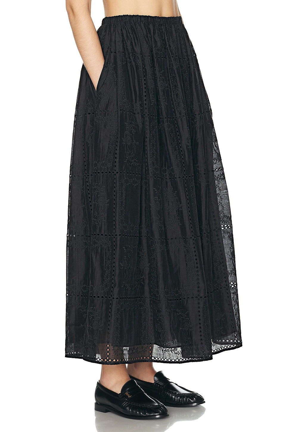Handkerchief Midi Skirt - 2