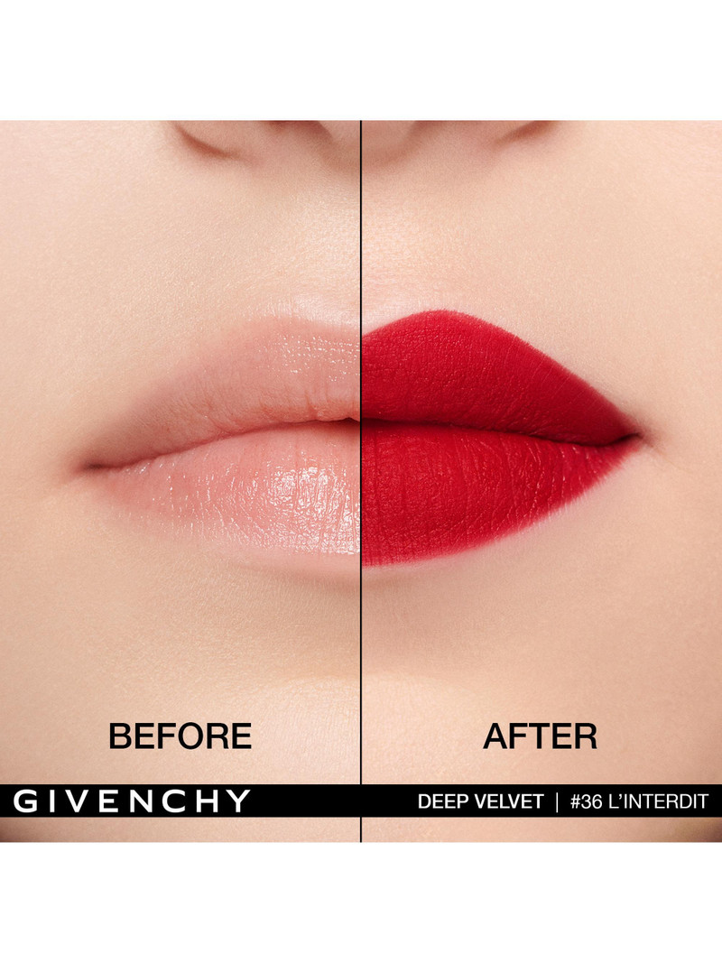 Women's Le Rouge Deep Velvet Matte Lipstick - 36 L Interdit 4