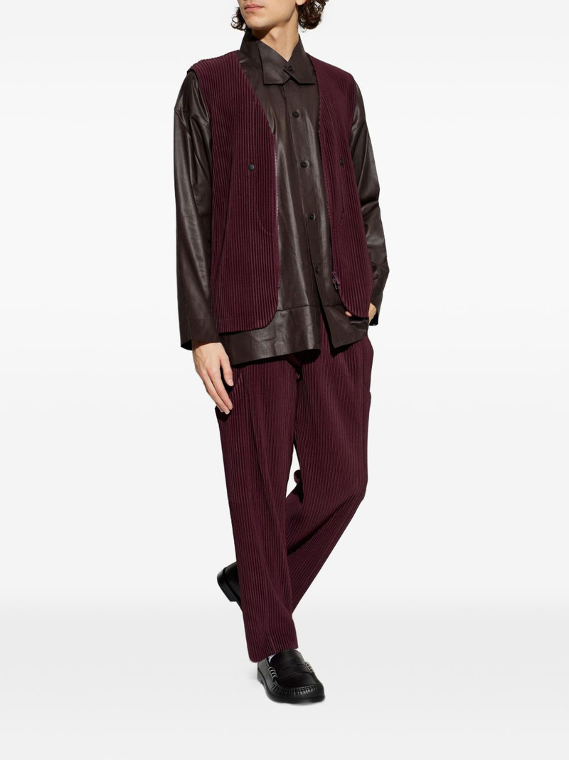 ISSEY MIYAKE long-sleeved buttoned shirt outlook