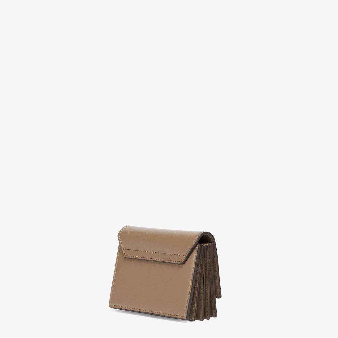 Gray leather card holder - 2