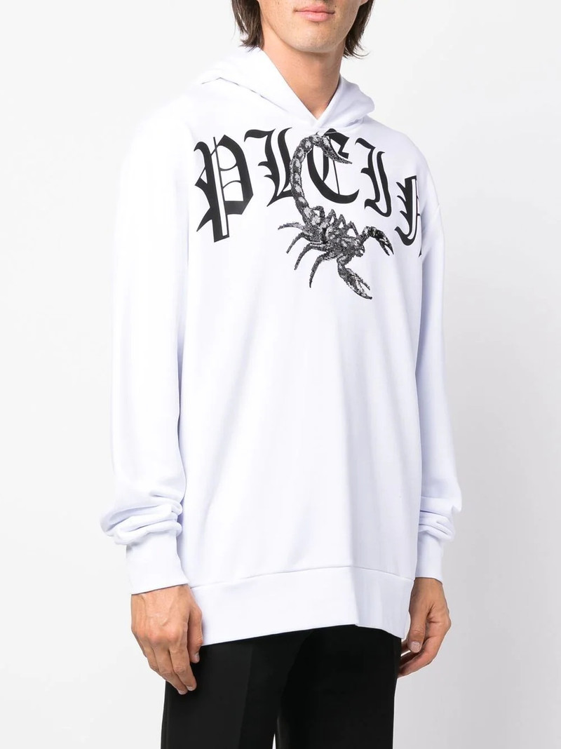 logo-print long-sleeve hoodie 3