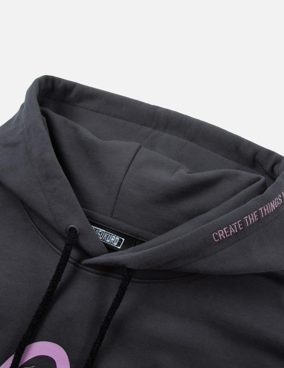 Seagull Print and Slogan Embroidery Oversized Hoodie - 11