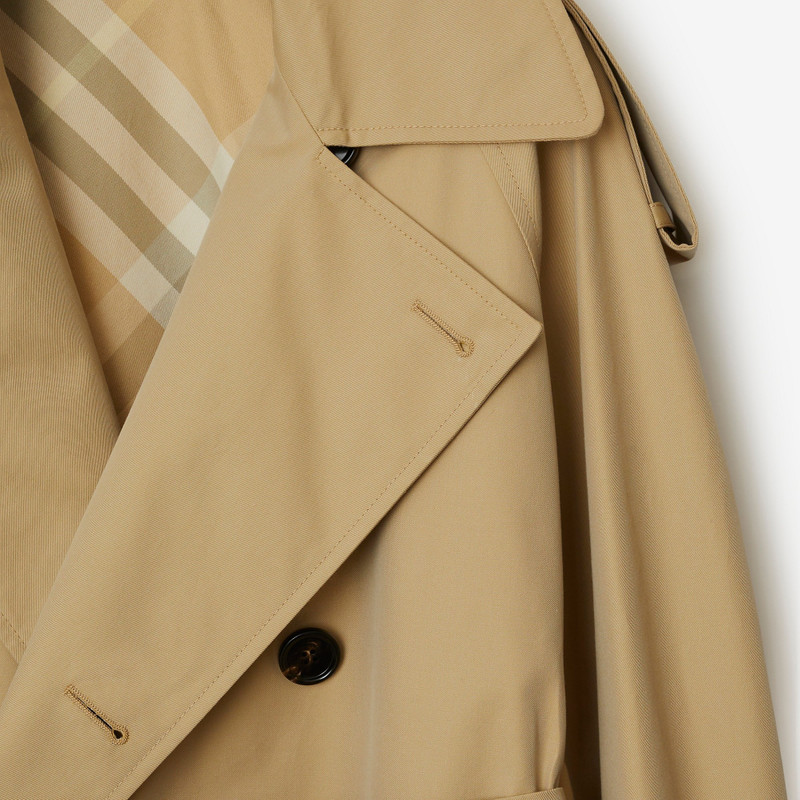 Short Gabardine Trench Coat 7