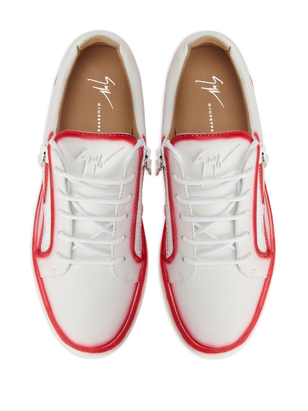 Frankie seam-detail low-top sneakers - 4