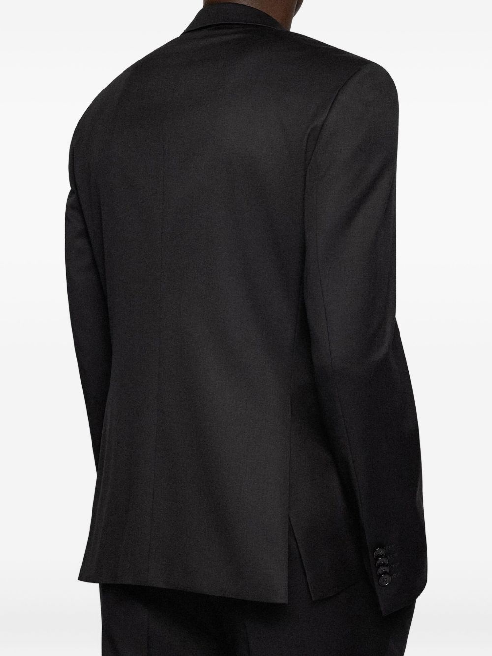 two-button plain jacket - 2