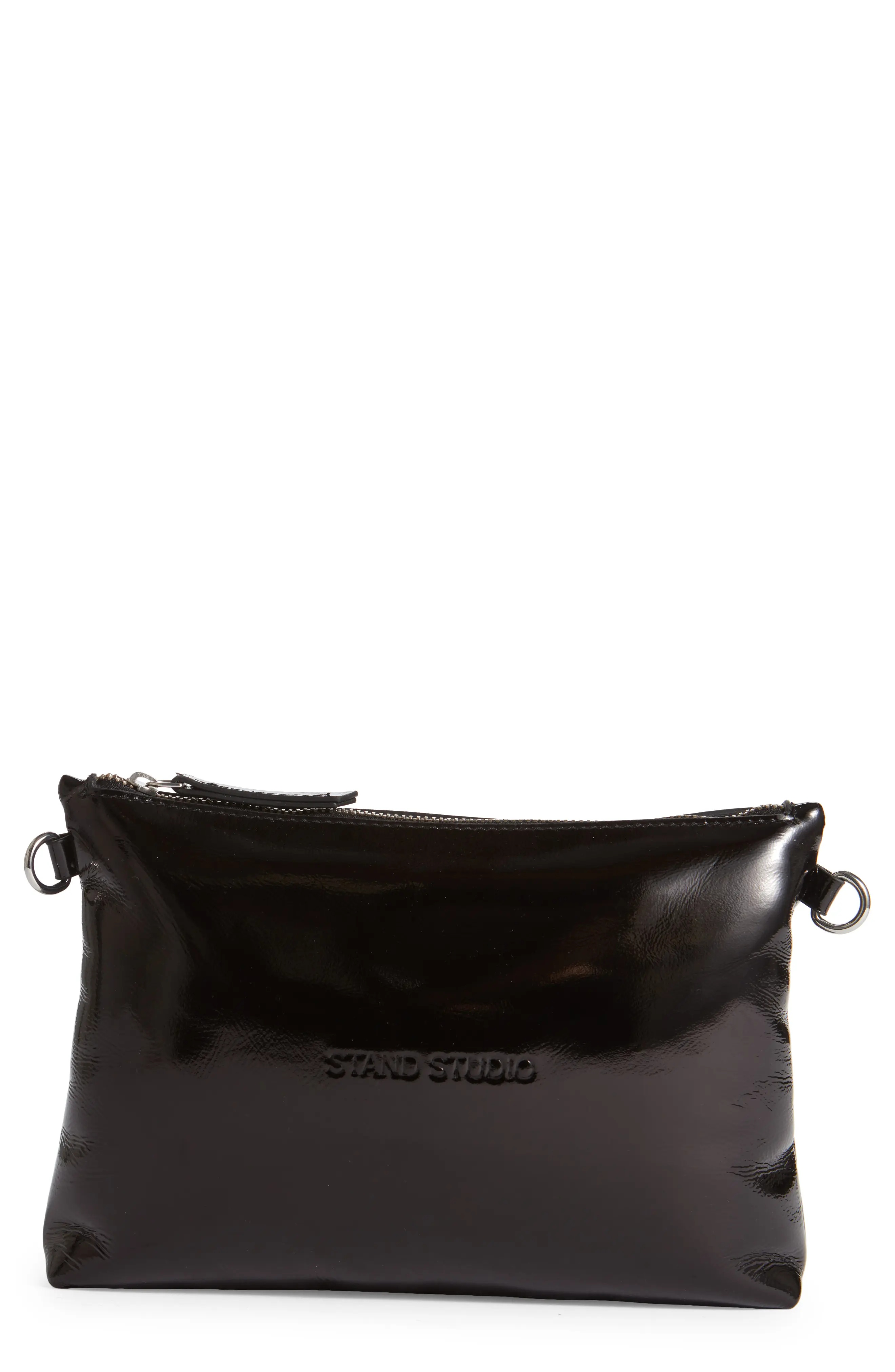 Kimberly Patent Leather Pochette Shoulder Bag - 1