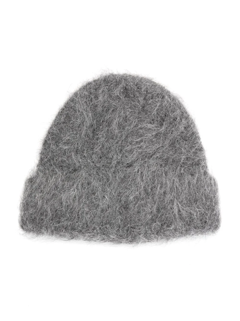 alpaca wool-blend brushed beanie - 1