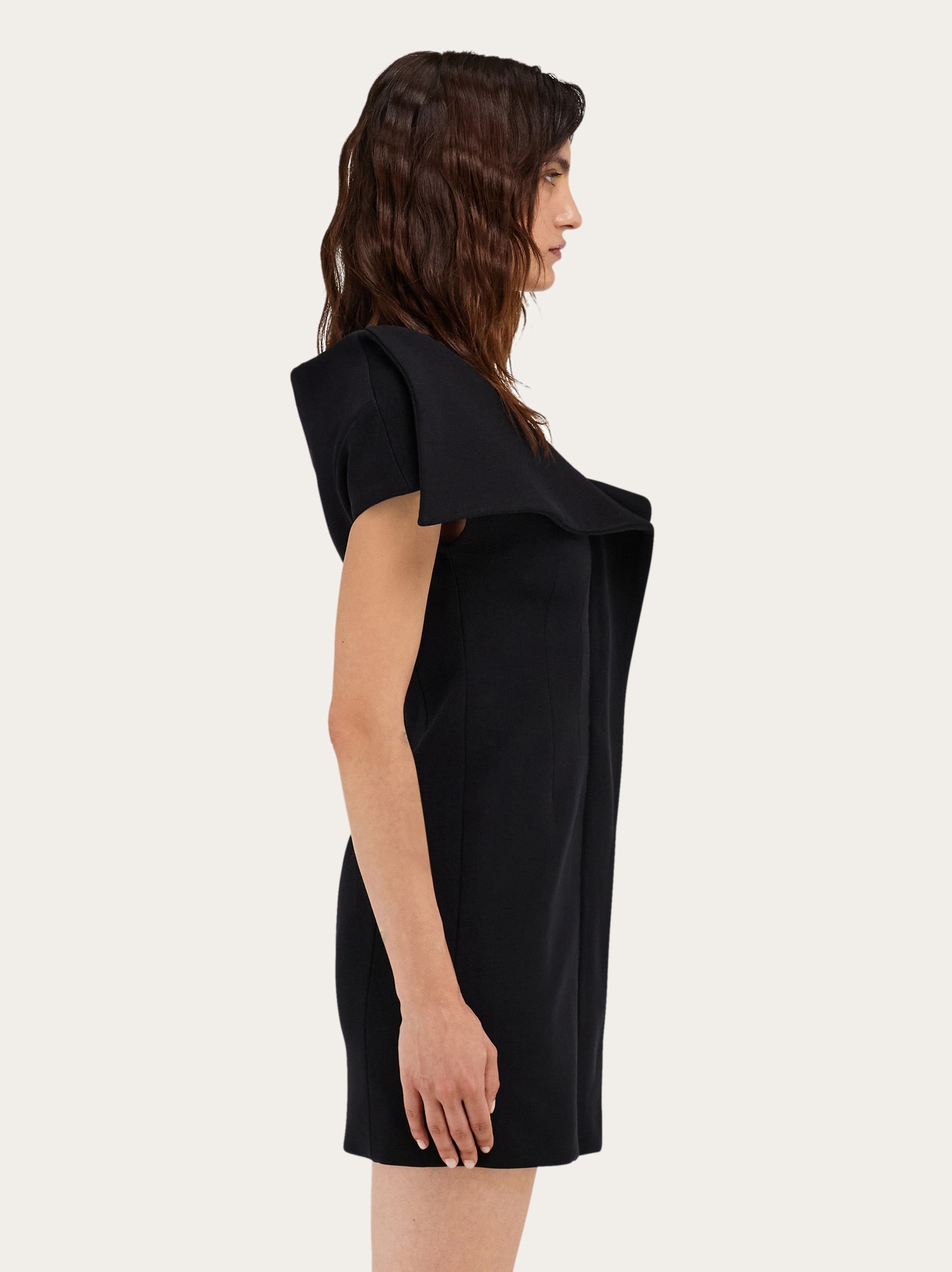 Stretch gabardine sleeveless jacket - 4
