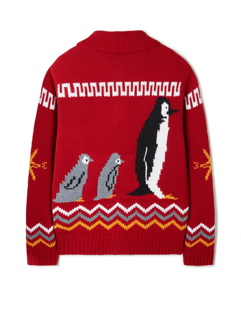 For The Love Of Penguins Cardigan 3