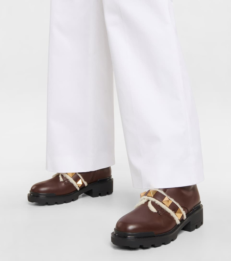 Roman Stud leather ankle boots 4