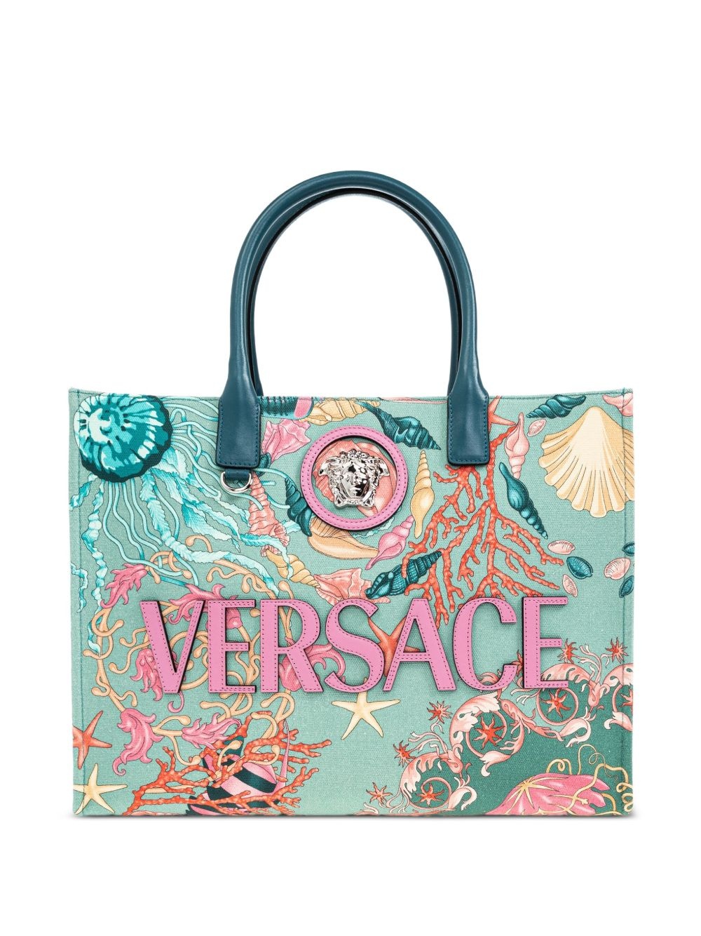 Medusa-Head graphic-print tote bag - 1