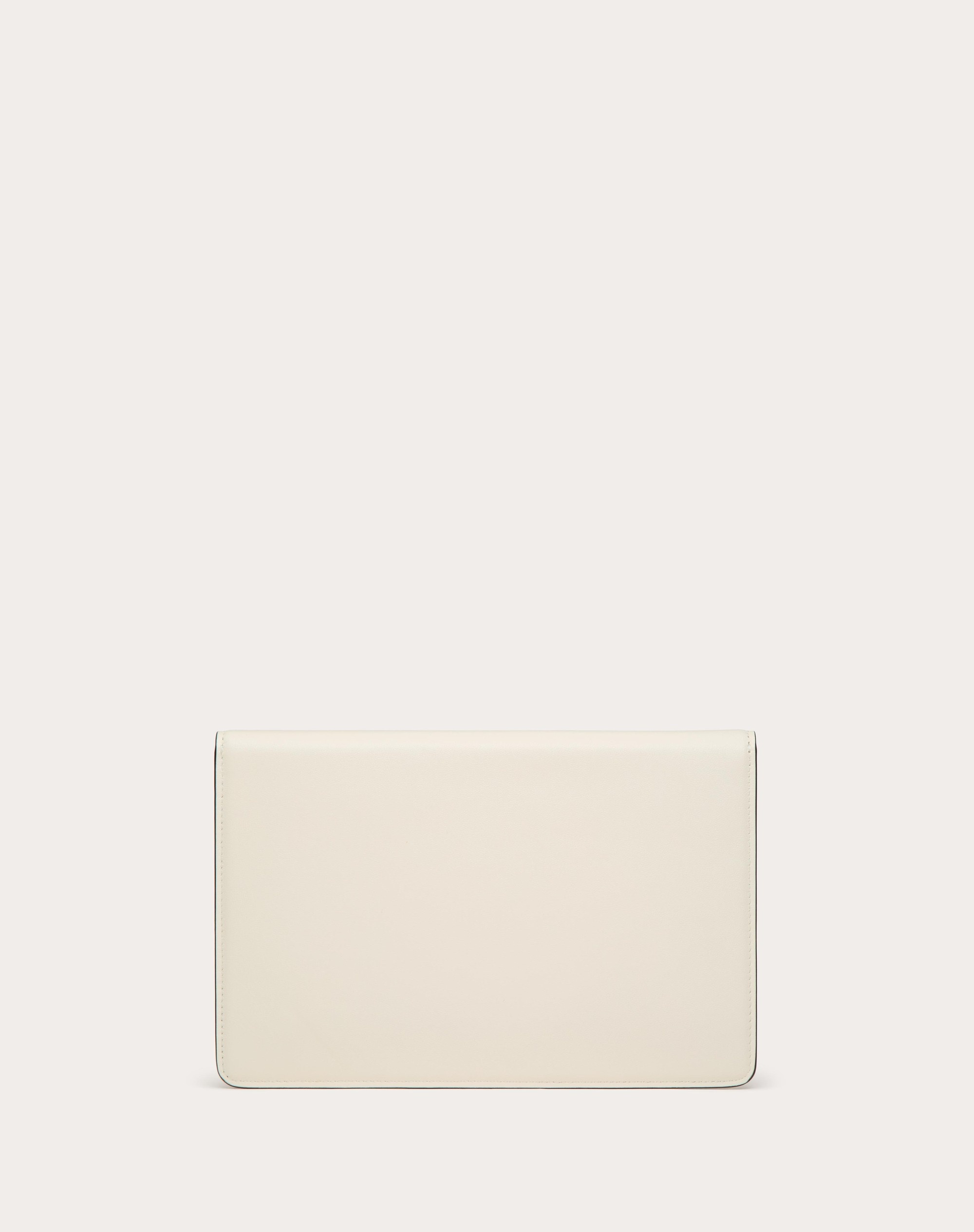 VALENTINO GARAVANI LOCÒ CALFSKIN CLUTCH BAG - 3