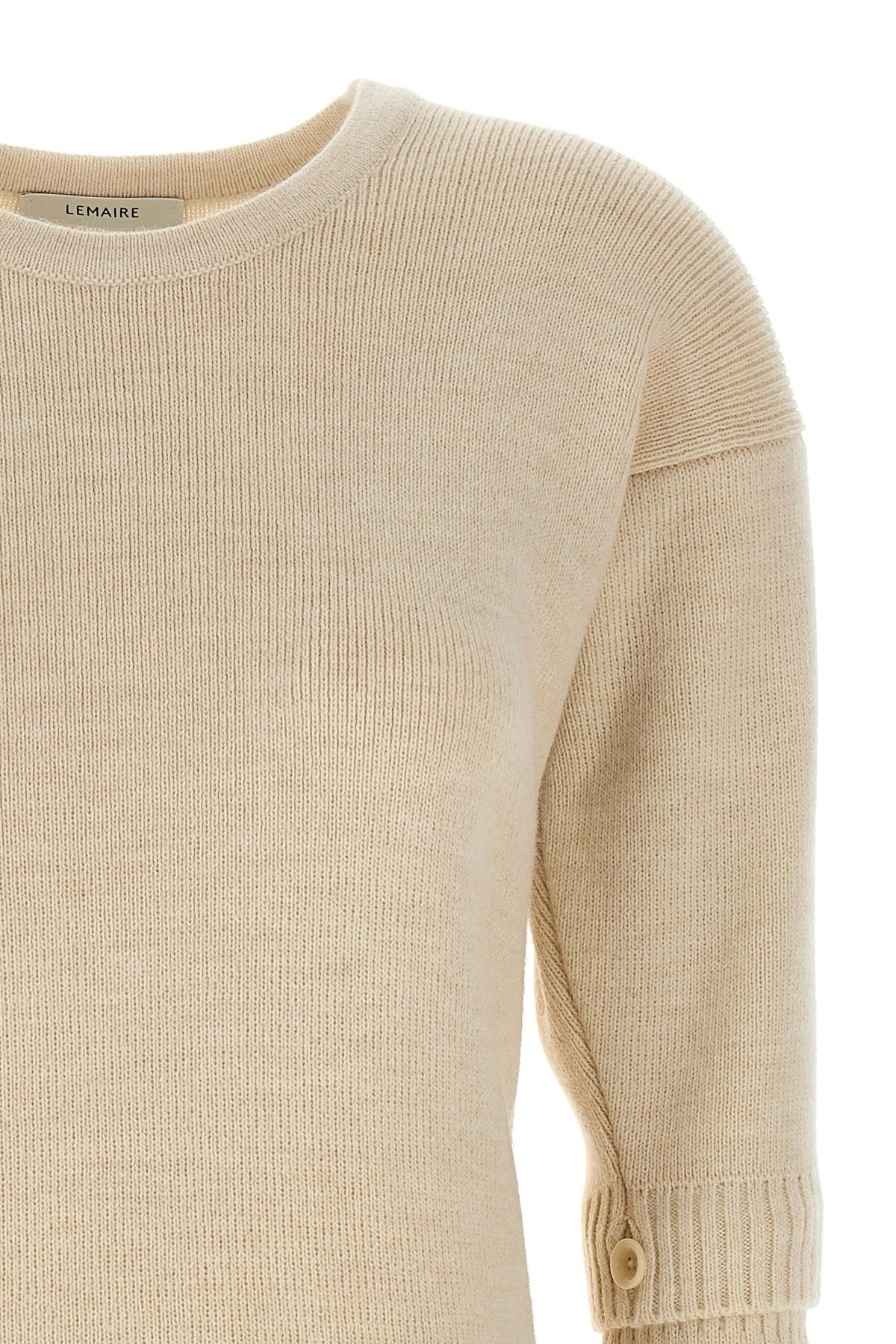 Knitted dress with removable sleeves - 4