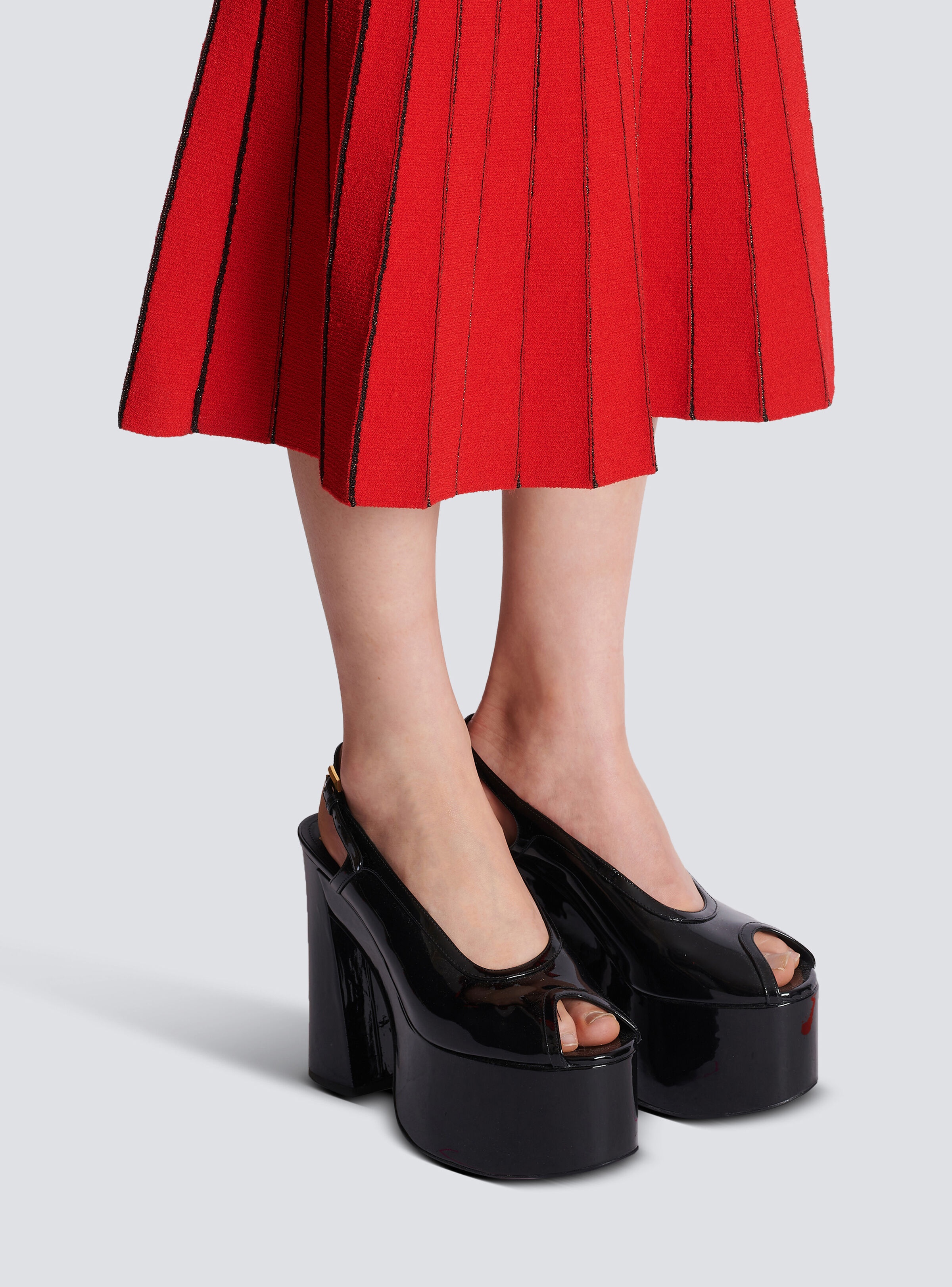 Cam sandals in patent leather - 8