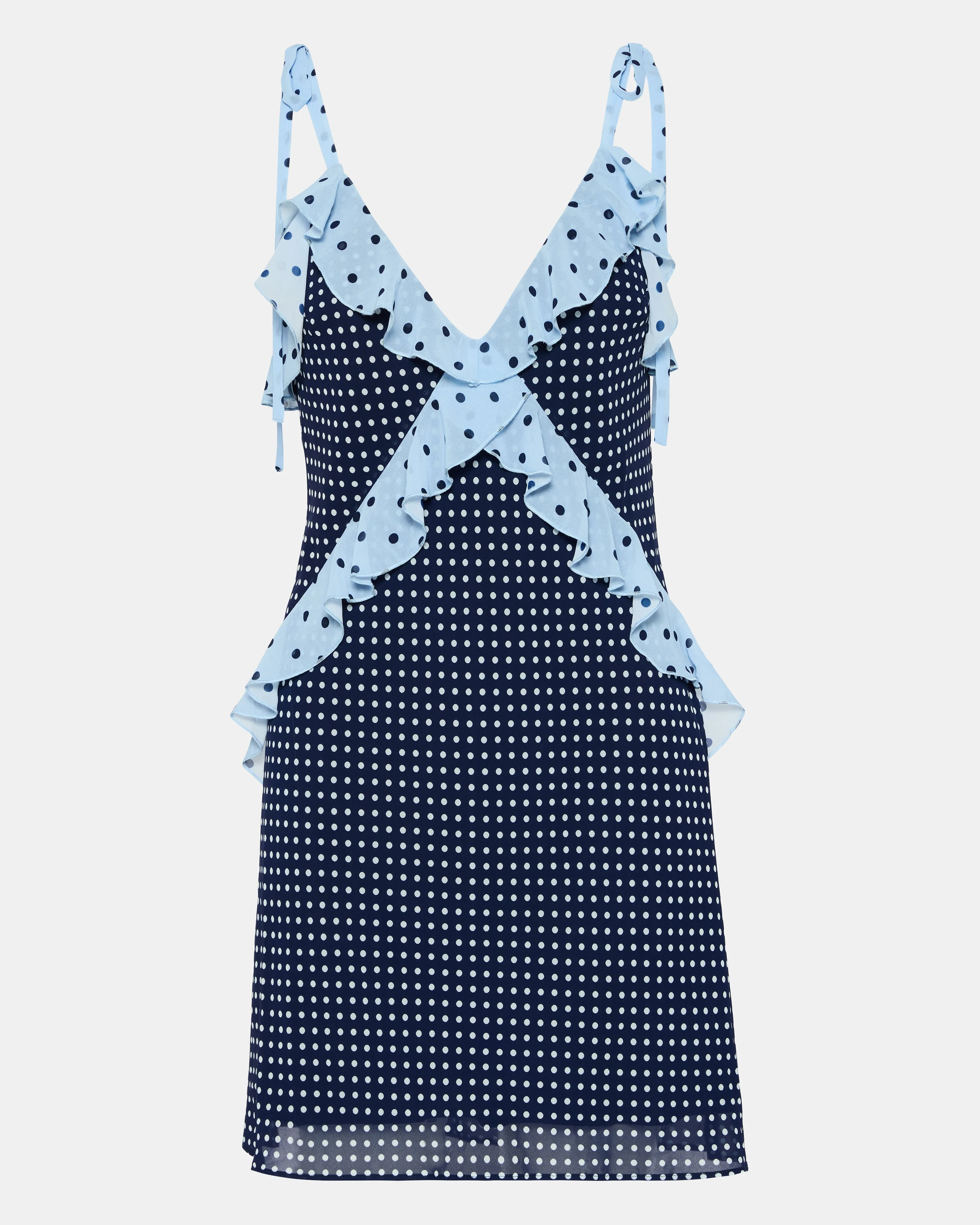 ADALINA MINI DRESS VINTAGE NAVY - 1